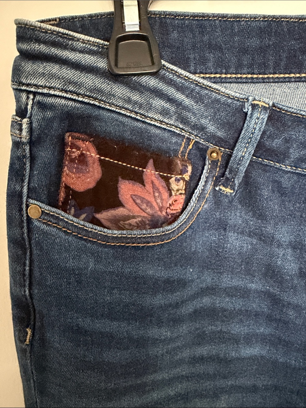 Driftwood Farrah Floral Inset Flare Jeans - Size 30 L33 - Boho Festival - Picture 3 of 7